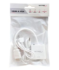 Adaptador Hdmi A Vga Con Audio C81 - Netmak - Imagen 3