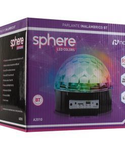 Parlante Bluethoot Bola Sphere Leds 2010 - Noga - Imagen 4