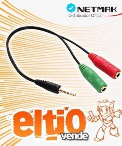 Adaptador Audio Auricular Y Microfono C92 - Netmak
