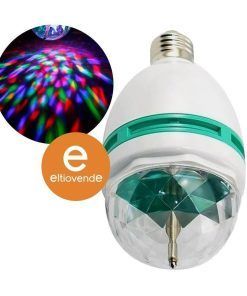 Foco Lampara Bola Led Con Efecto Luminoso RGB 3W