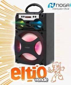 Parlante Bt Portatil Led Usb Fm 1706 - Noga