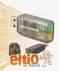 Placa De Sonido Usb 5.1 3D - Miyoshi