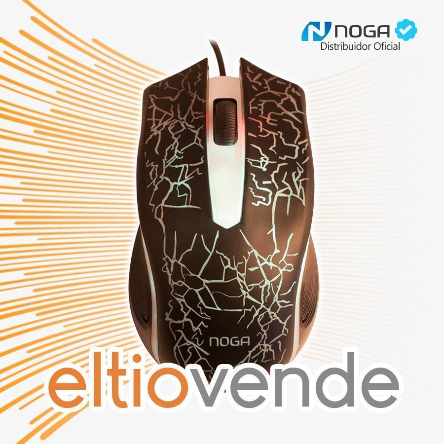 Mouse Gamer Retroiluminado 1500Dpi 6D St068 - Noga
