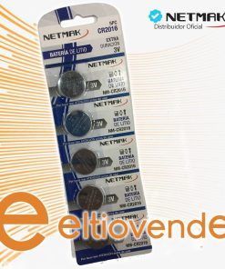 Pilas Litio 2016 3V X 5 Unid -Netmak