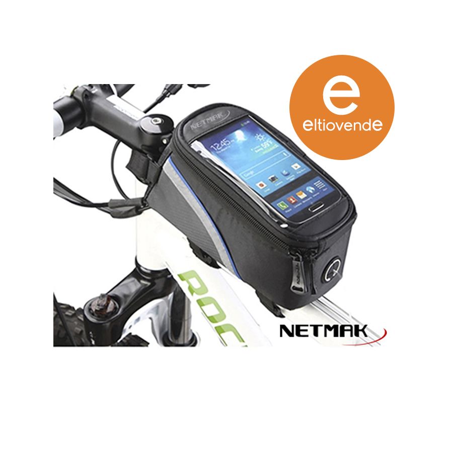 Soporte Bolso Bicicleta Gps/Celular Hc18 - Netmak