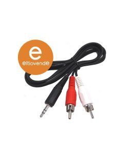 Cable Mini Plug 3.5Mm A 2 Rca 5M - Netmak