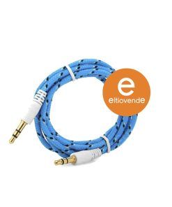 Cable Mini Plug M/M 3.5M Color Reforzado 1M - Netmak