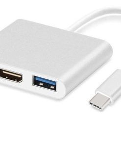 Adaptador Tipo C 3 En 1 Type (Hdmi+Usb3.0+Tipoc)