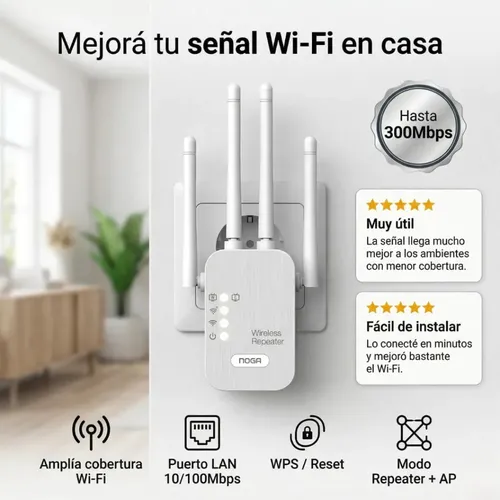 Repetidor 300 4 Antenas Nga Rep 5 - Imagen 2
