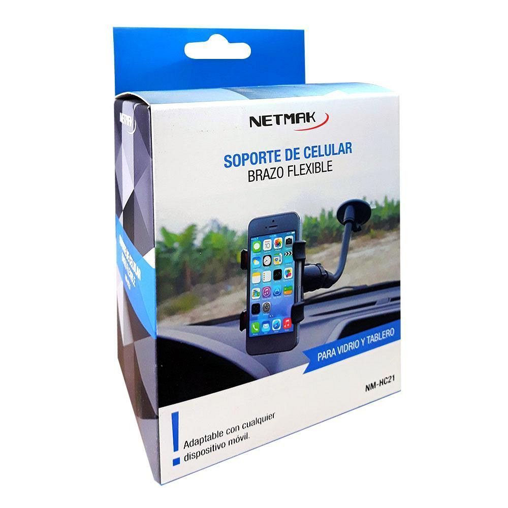 Soporte Celular P/Auto Brazo Flexible Hc21 - Netma - Imagen 2
