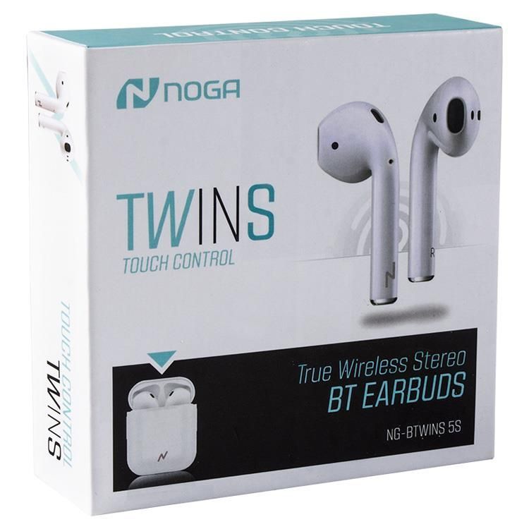 Auricular Bt Twins 5S Touch Blanco - Noga - Imagen 3