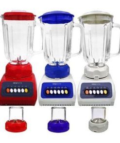 Licuadora 2 En 1 600W Jarra Vidrio Azul Kanji - Imagen 2