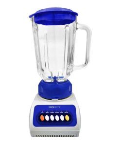 Licuadora 2 En 1 600W Jarra Vidrio Azul Kanji