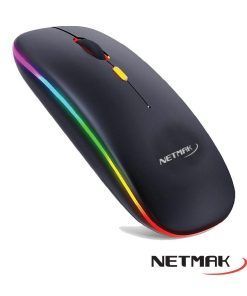 Mouse Inalambrico Retroiluminado Recargable W90 -