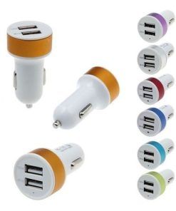Cargador 2 Usb Auto 12V S/ Gtia