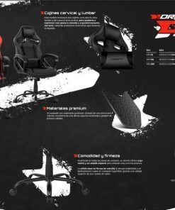 Silla Gamer Dr 50 Drfit Negro/Rojo Gtc - Imagen 6