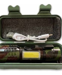 Linterna Mini Led Recargable 802 Con Estuche - Imagen 3
