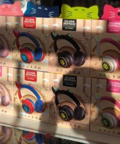 Auricular Vincha Bluetooth Led Gatito 1367 Rosa - Imagen 7