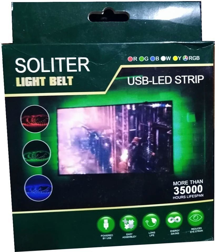 Tira Led Para Tv Smart Usb 2 Mts - Imagen 2