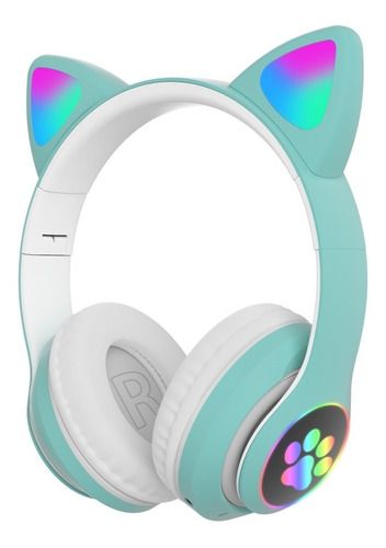 Auricular Vincha Bluetooth Led Gatito 1367 Rosa - Imagen 3