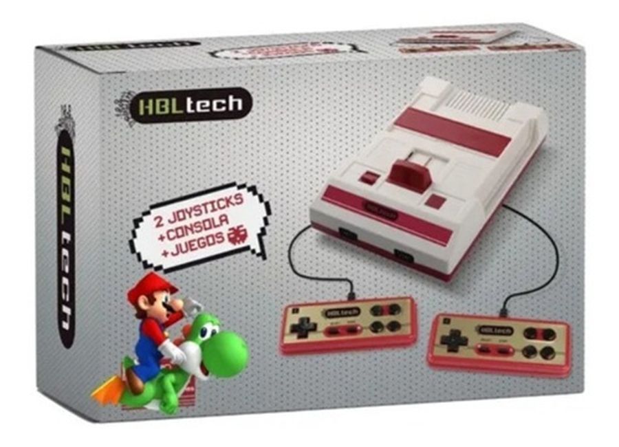 Consola Simil Family + 2 Joystick + 2 Juegos Hbl Tech