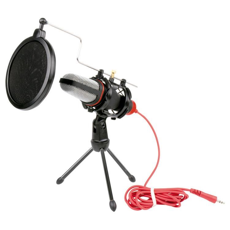 Microfono Streamer Hi Fi St02 S Tripode Noga Omnidireccional