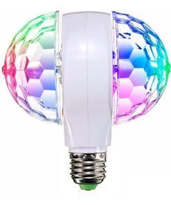 Lampara Foco Giratorio Rgb Doble
