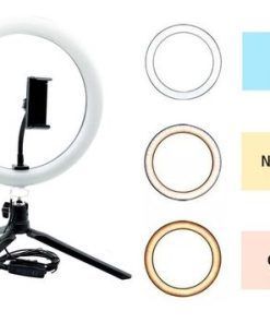Aro Luz 8" Con Tripode 19 Cm Para Smartphone Gtc - Imagen 2