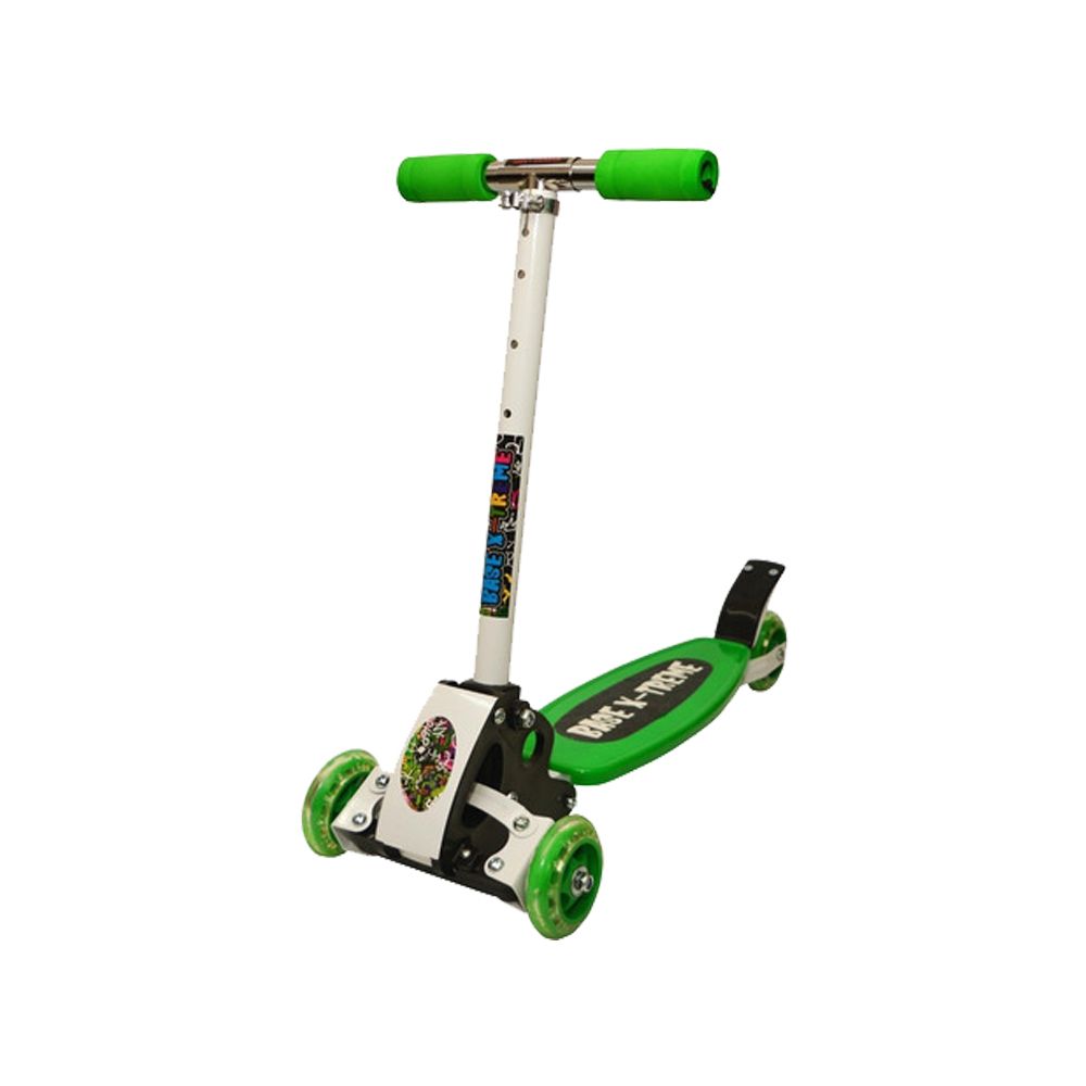 Monopatin Plegable 4 Ruedas Y Freno Base X-Treme Verde