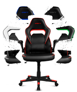 Silla Gamer Dr 75 Ergo Premium Gtc Negro-Azul - Imagen 3