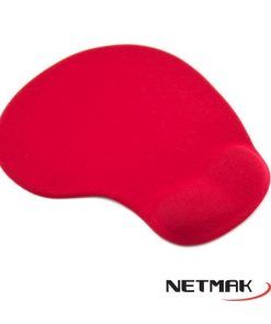 Pad Mouse Con Gel Rojo - Netmak