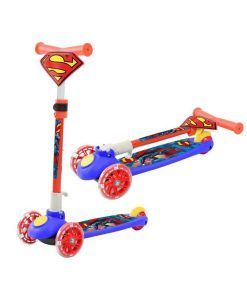 Monopatin Superman 3 Ruedas Led 74 X 51 X 13,5 Cm