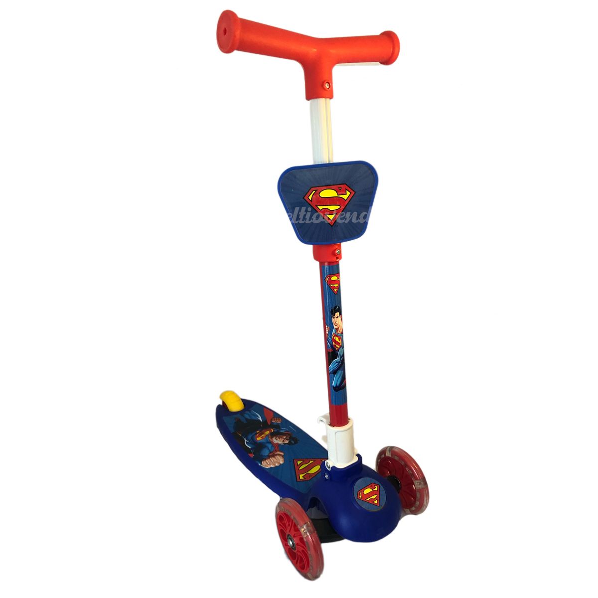 Monopatin Superman 3 Ruedas Led 74 X 51 X 13,5 Cm - Imagen 3
