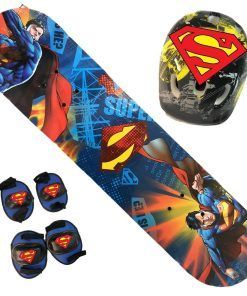Set De Skate Superman 79 X 20 Cm Con Kit De Seguridad