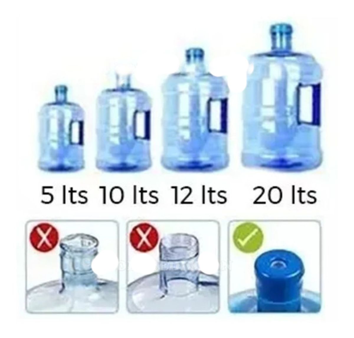 Bomba Dispenser De Agua A Bateria Colores Varios - Imagen 2