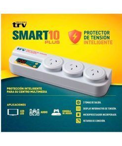 Protector De Tension Inteligente Smart 10A Plus 4 Salidas Trv - Imagen 2