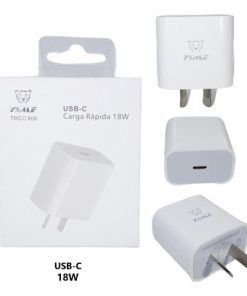 Pack x 10 Cargador Tipo C Carga Rapida 18W Time