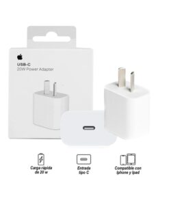 Cargador Iphone 20W Usb C Pata Argentina