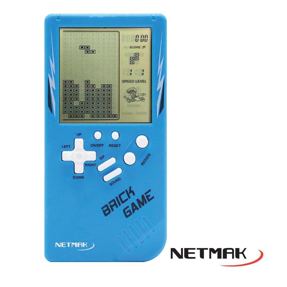 Consola Retro Gamer 3.5" 23 Juegos Brick Netmak