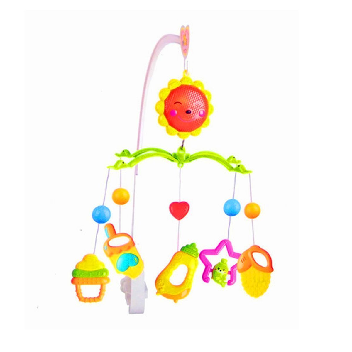 Super Cunero Movil Musical con Sonajeros 40x29x6cm Funtoys