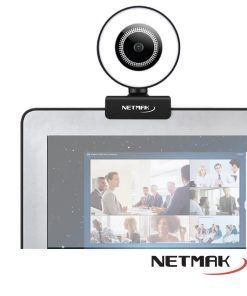 Web Cam Aro Led Usb Pack Full HD 04 Netmak - Imagen 4