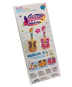 Guitarra para niños Colores A Pila Con Luz Y Sonido 663 45cmx16cmx3cm - Imagen 3
