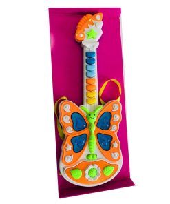 Alternative view of Guitarra para niños Colores A Pila Con Luz Y Sonido 663 45cmx16cmx3cm