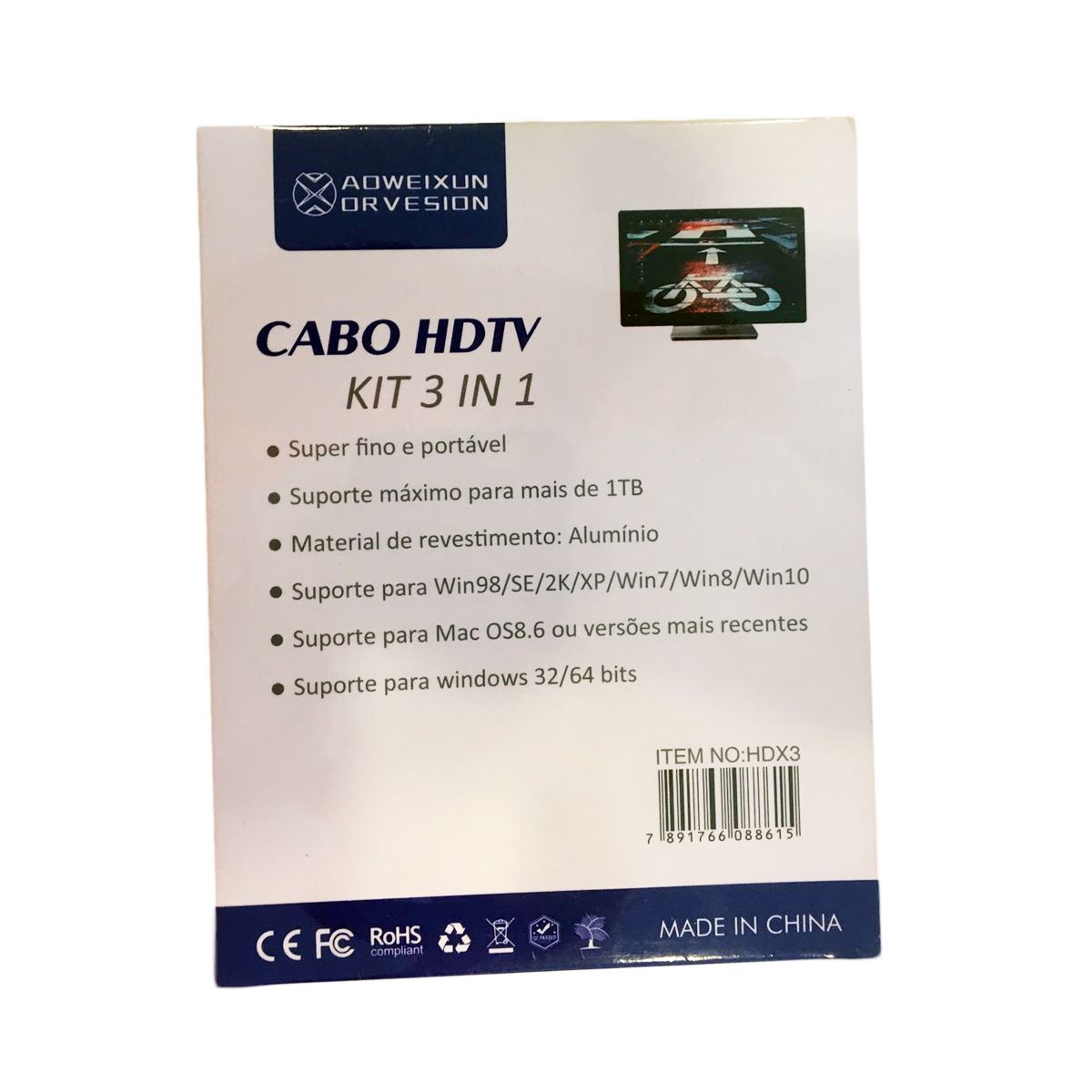 Cable Hdtv Kit 3 En 1 Hdmi - Mini Hdmi - Micro Hdmi - Imagen 2
