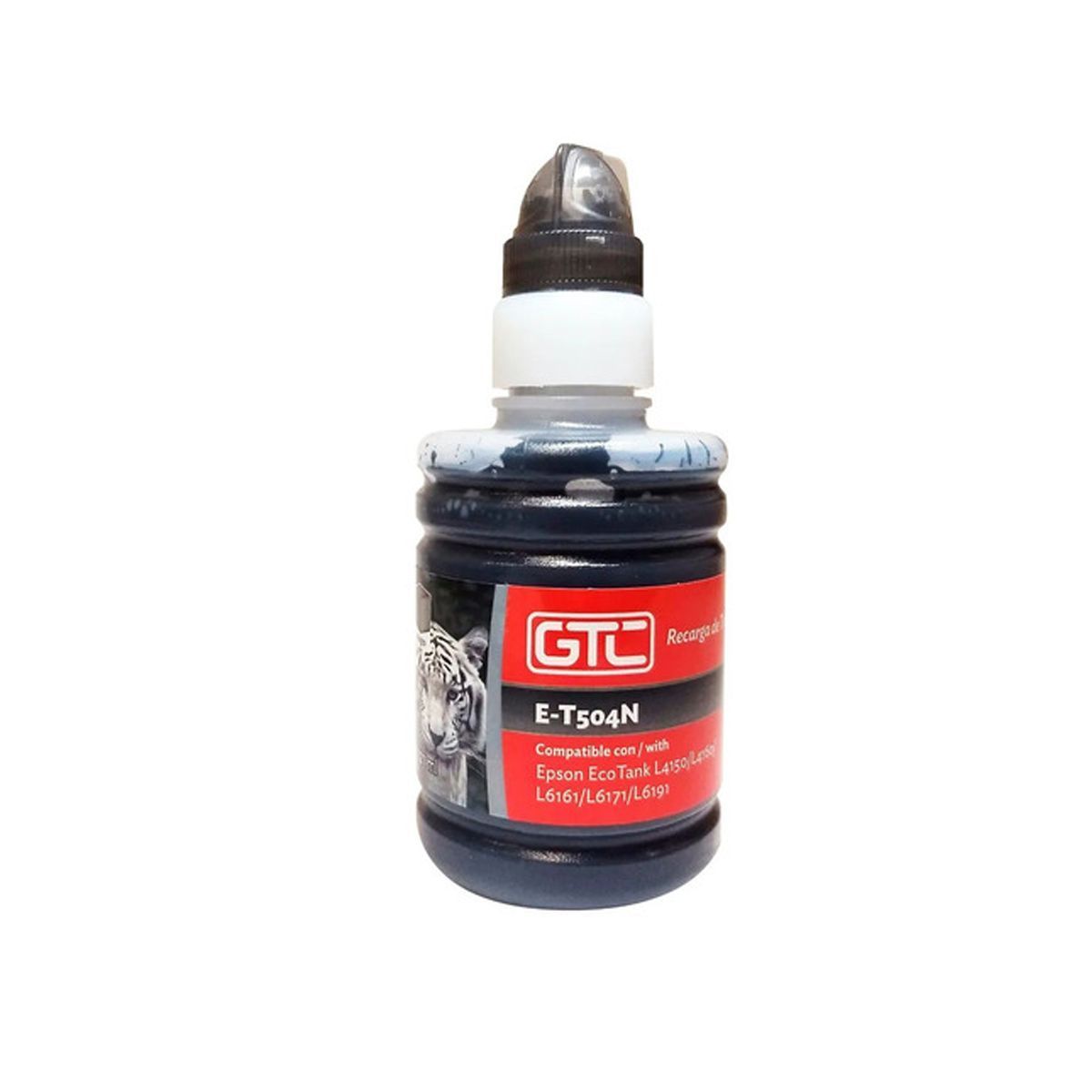 Botella Tinta Dosif Dye 504 Black 127ml - Imagen 2