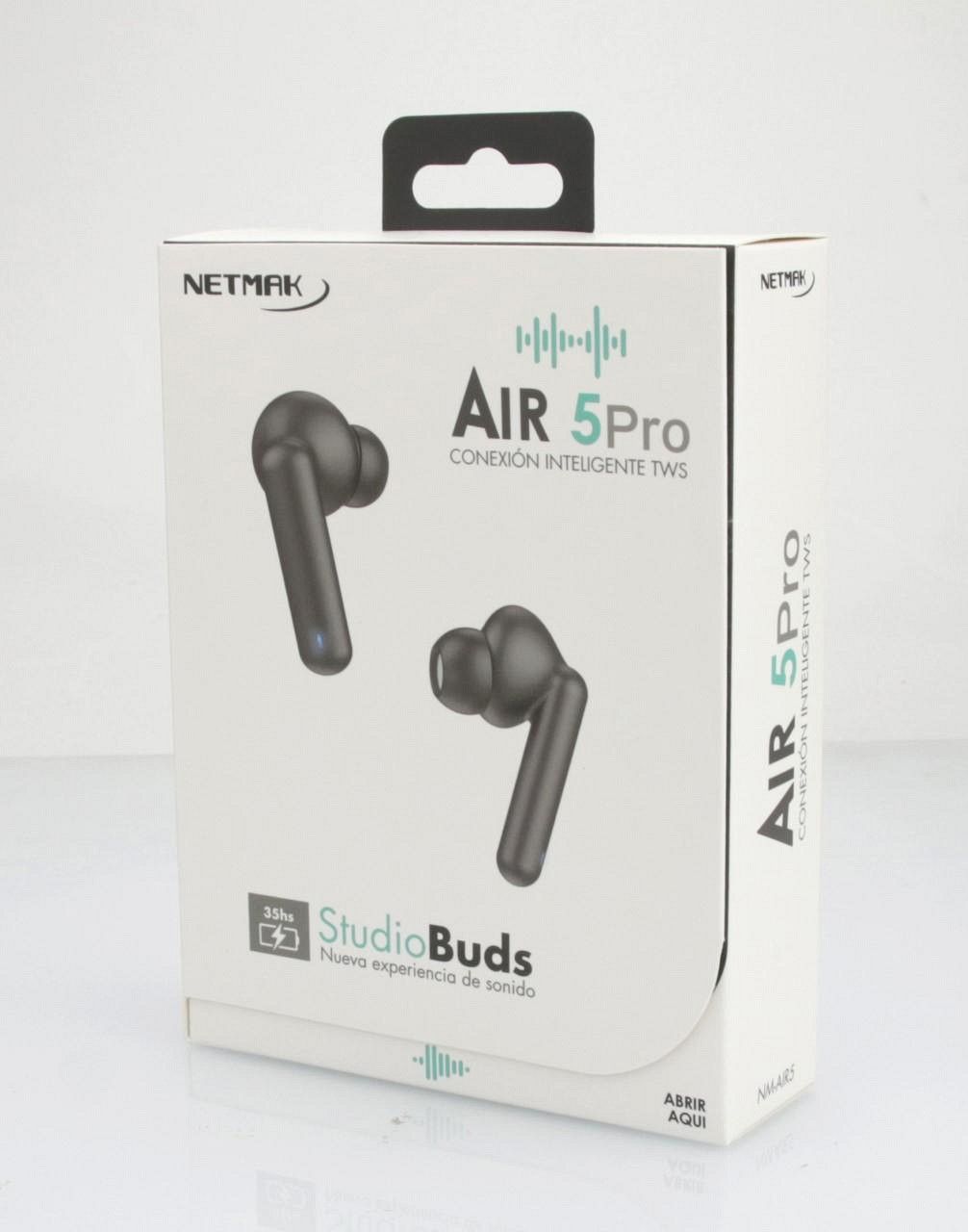 Auricular Bt Inear Touch Air 5 Pro + Duracion Black Netmak - Imagen 3
