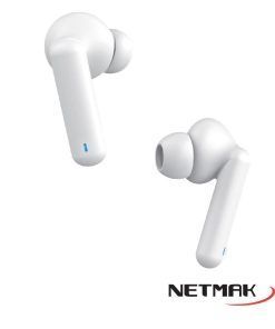 Auricular Bt Inear Touch Air 5 Pro + Duracion Blanco Netmak - Imagen 2