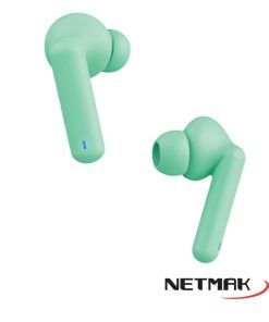 Auricular Bt Inear Touch Air 5 Pro + Duracion Verde Netmak - Imagen 2