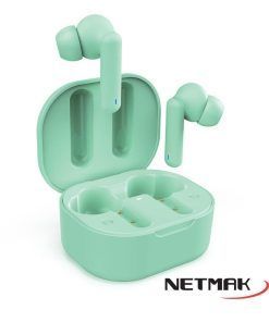 Auricular Bt Inear Touch Air 5 Pro + Duracion Verde Netmak