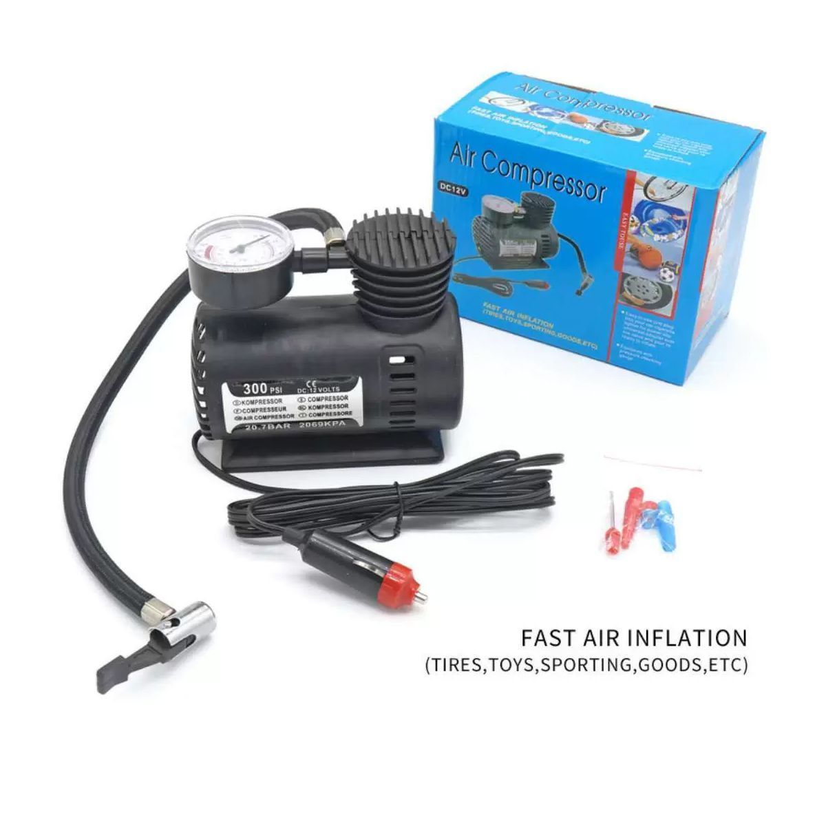 Compresor De Aire 12v 10a 300psi - Imagen 2